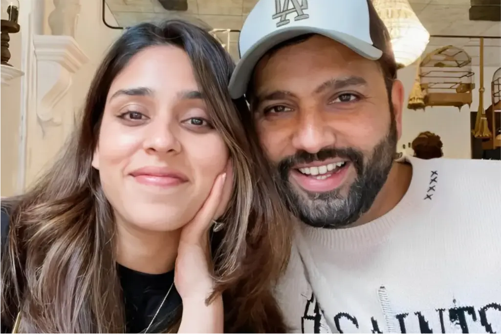 Ritika Sajdeh And Rohit Sharma