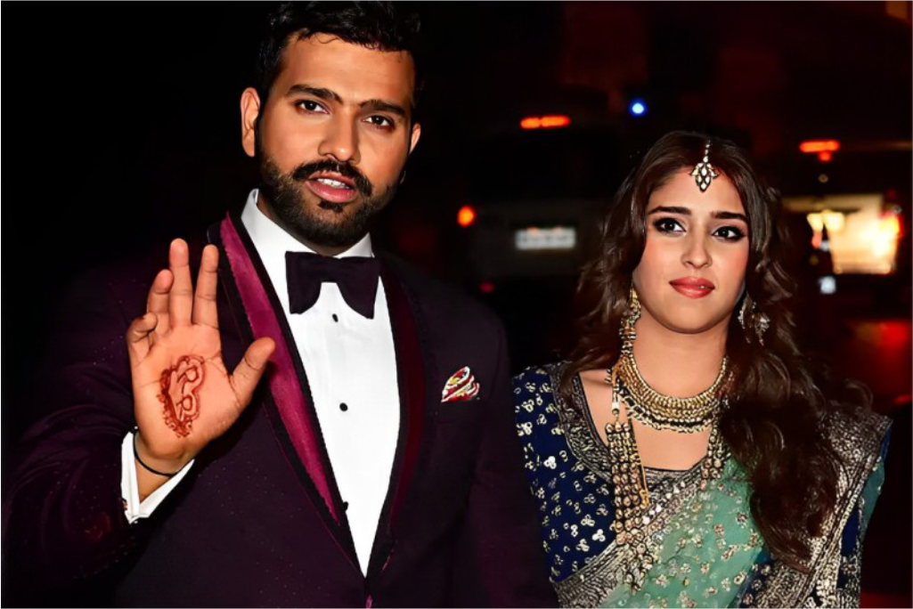 Ritika Sajdeh And Rohit Sharma