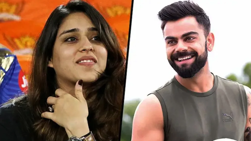 Ritika Sajdeh and Virat Kohli